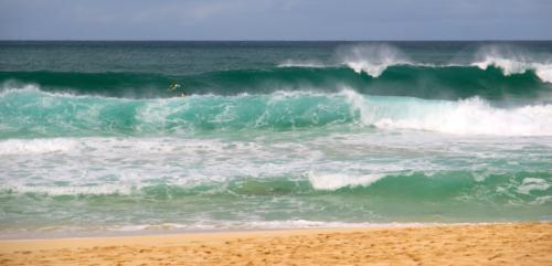 Waves at Ehukai Beach, Oahu