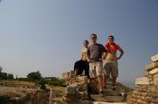 Matt, Jackie, and Alex at St. John's Basilica