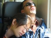 Us on Train from Paris to Lucerne