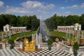 Gardens at Peterhoff Palace, St. Petersburg