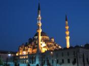 Mosque at Night, Istanbul